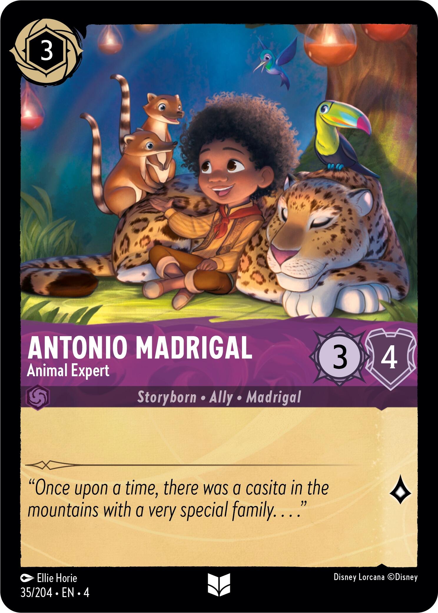 Antonio Madrigal - Animal Expert (35/204) [Ursula's Return] | Eastridge Sports Cards & Games