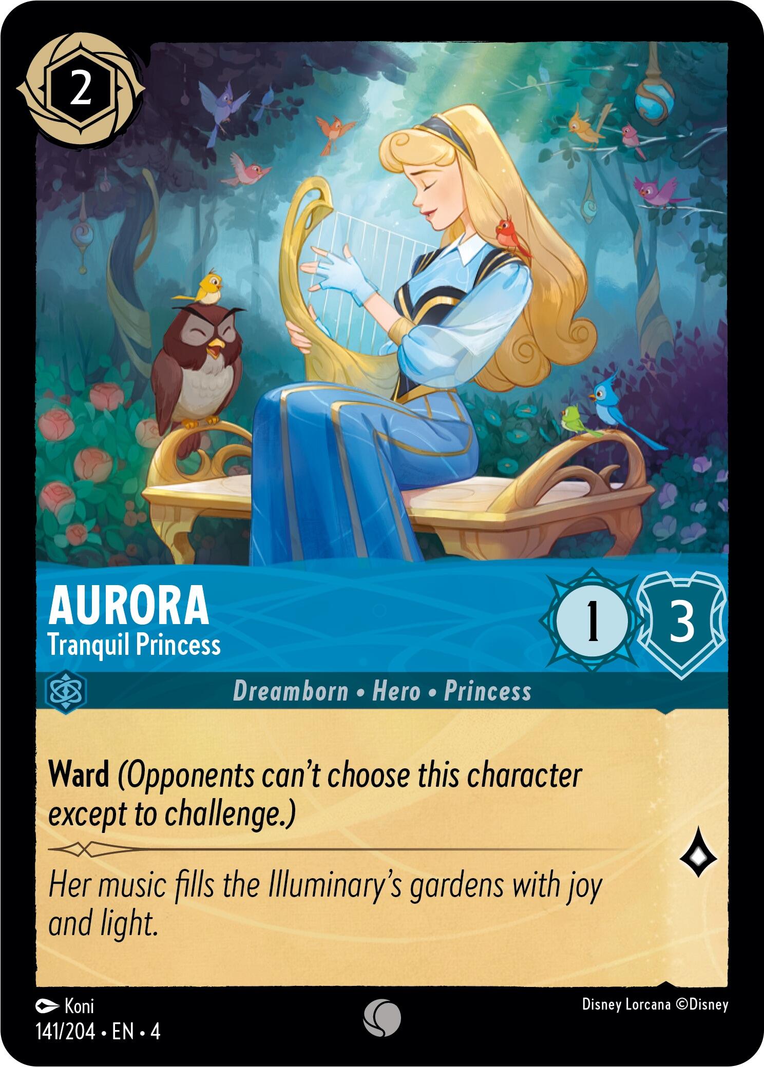 Aurora - Tranquil Princess (141/204) [Ursula's Return] | Eastridge Sports Cards & Games