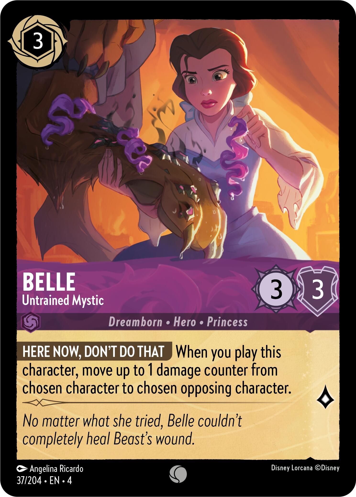 Belle - Untrained Mystic (37/204) [Ursula's Return] | Eastridge Sports Cards & Games