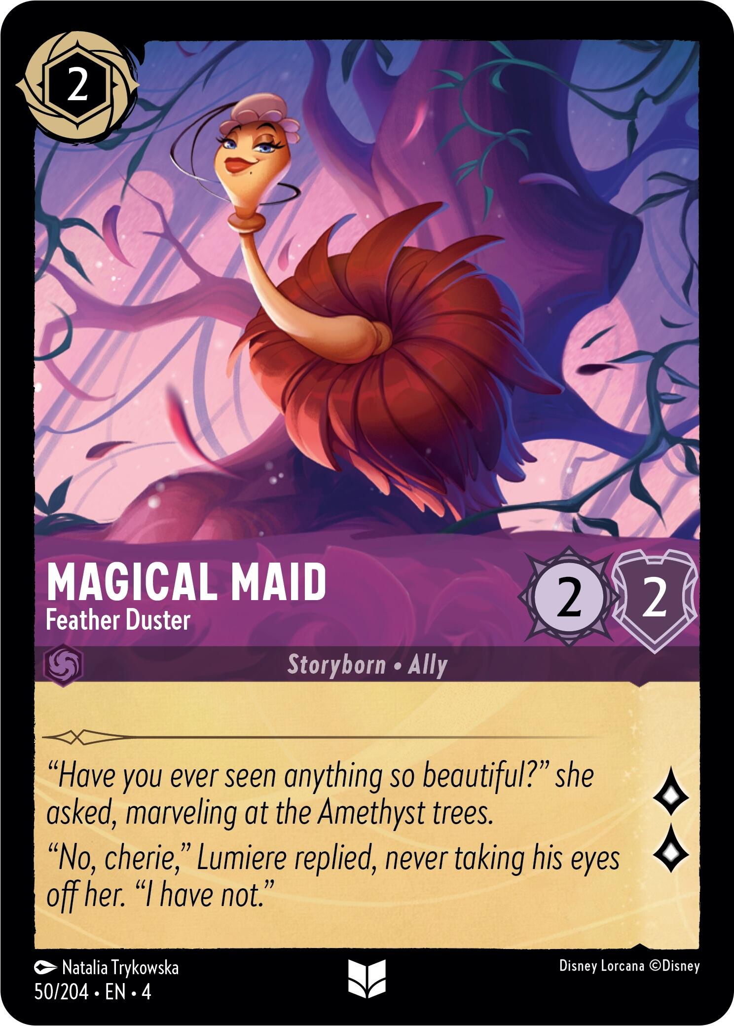 Magical Maid - Feather Duster (50/204) [Ursula's Return] | Eastridge Sports Cards & Games