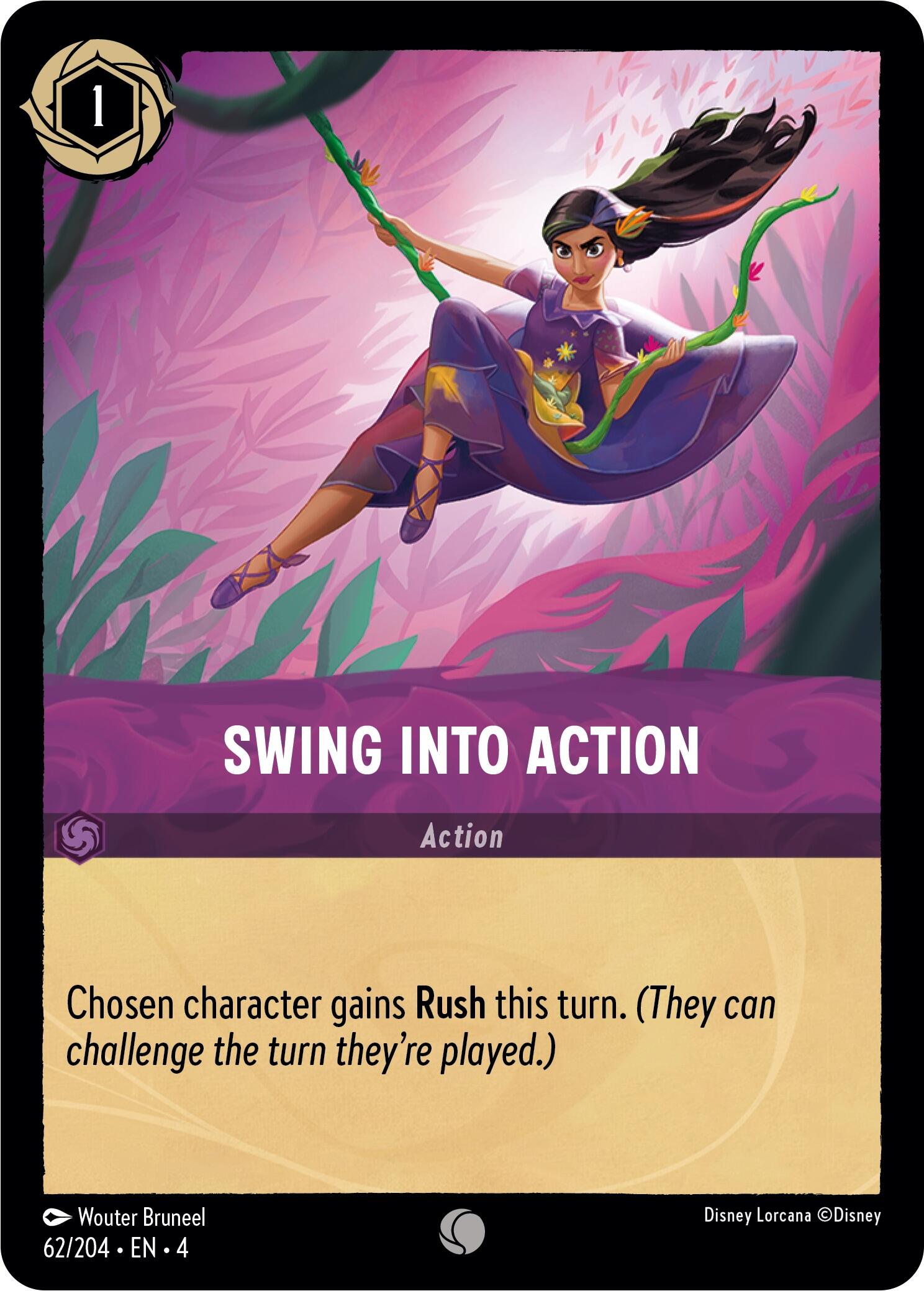 Swing into Action (62/204) [Ursula's Return] | Eastridge Sports Cards & Games