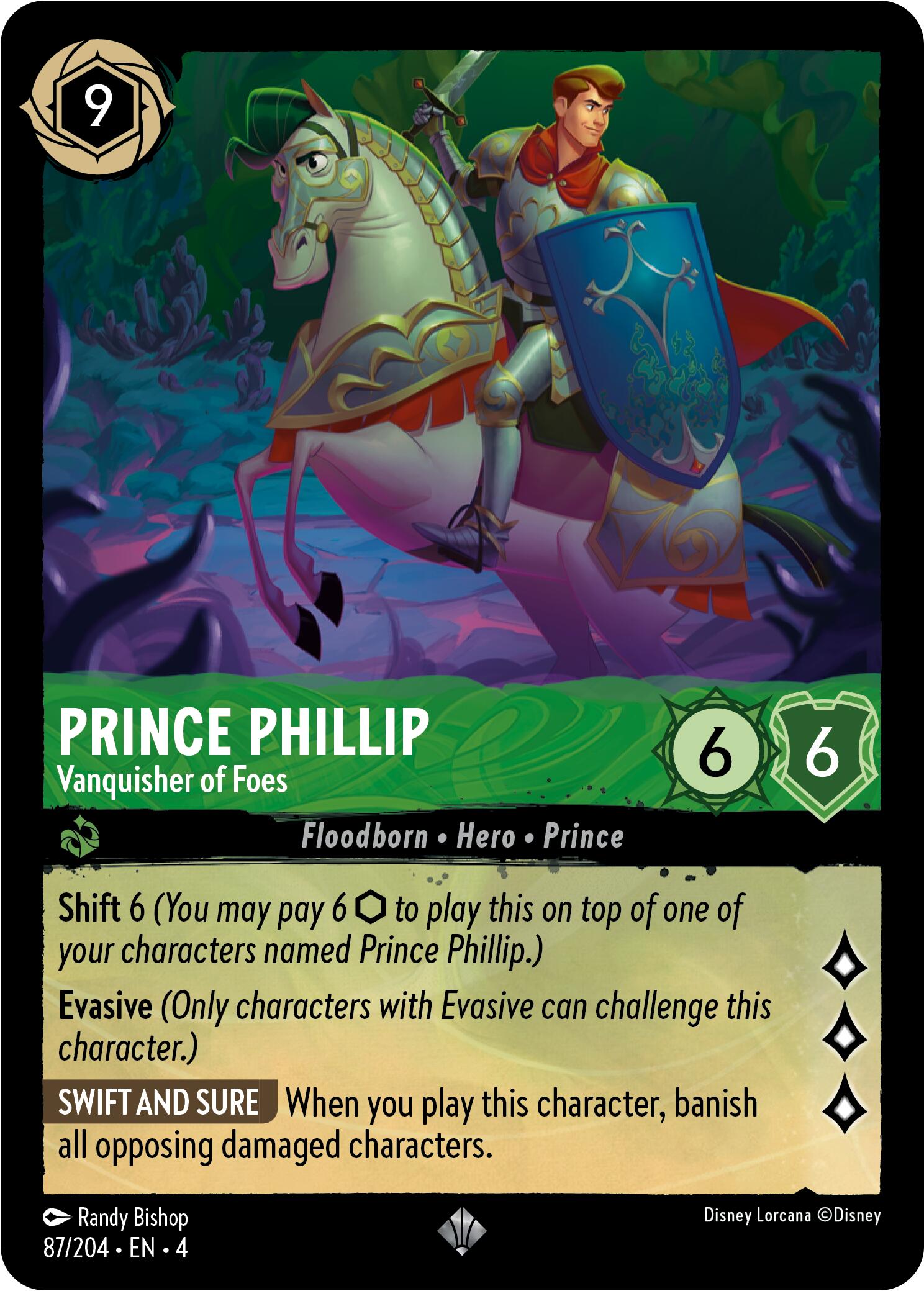 Prince Phillip - Vanquisher of Foes (87/204) [Ursula's Return] | Eastridge Sports Cards & Games