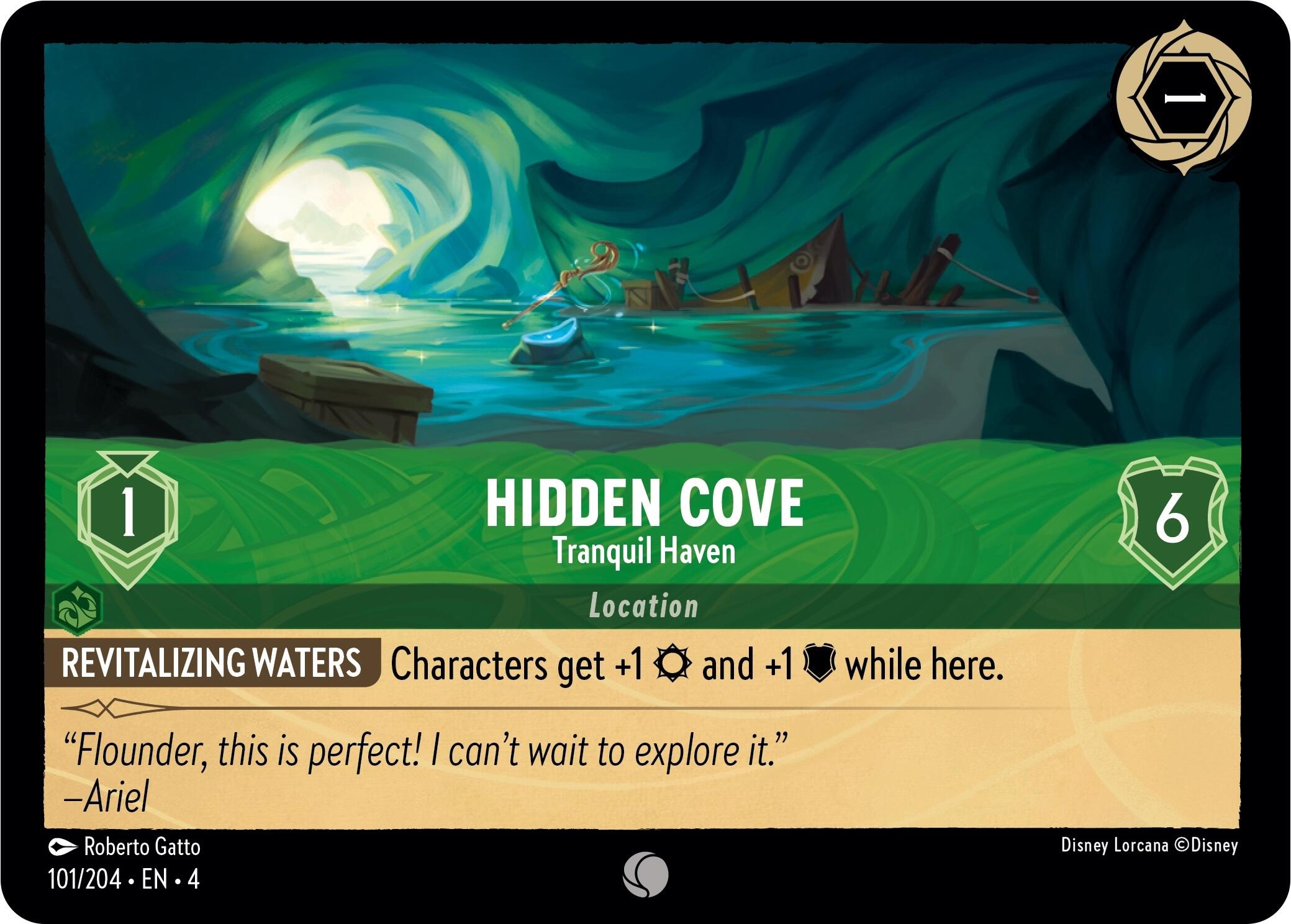 Hidden Cove - Tranquil Haven (101/204) [Ursula's Return] | Eastridge Sports Cards & Games
