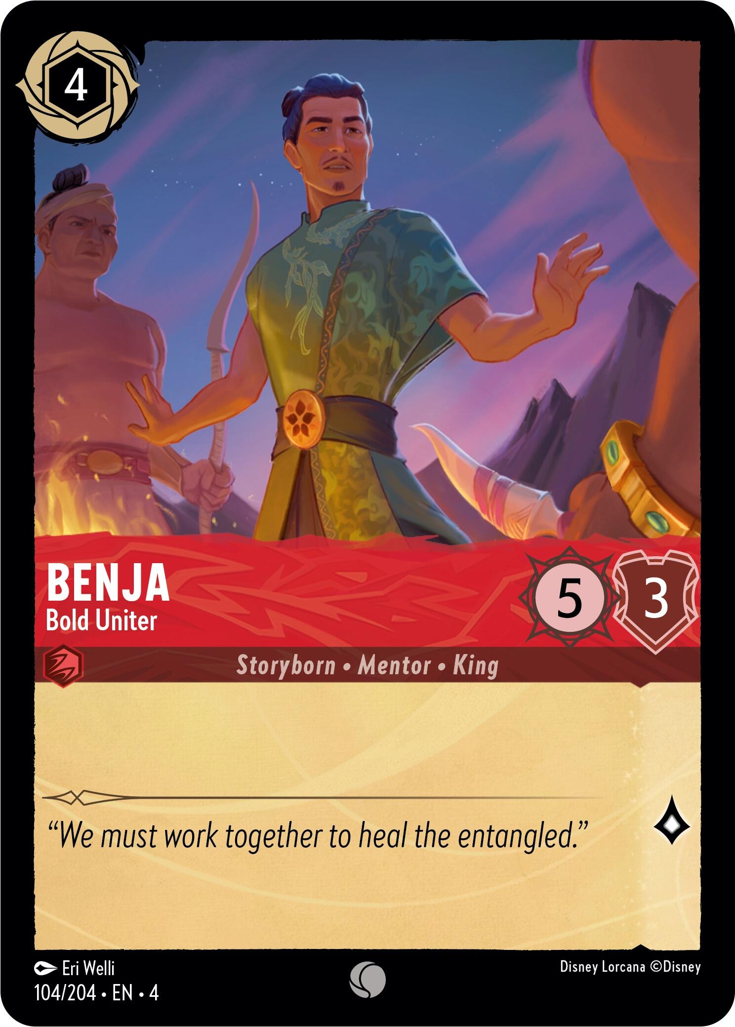 Benja - Bold Uniter (104/204) [Ursula's Return] | Eastridge Sports Cards & Games