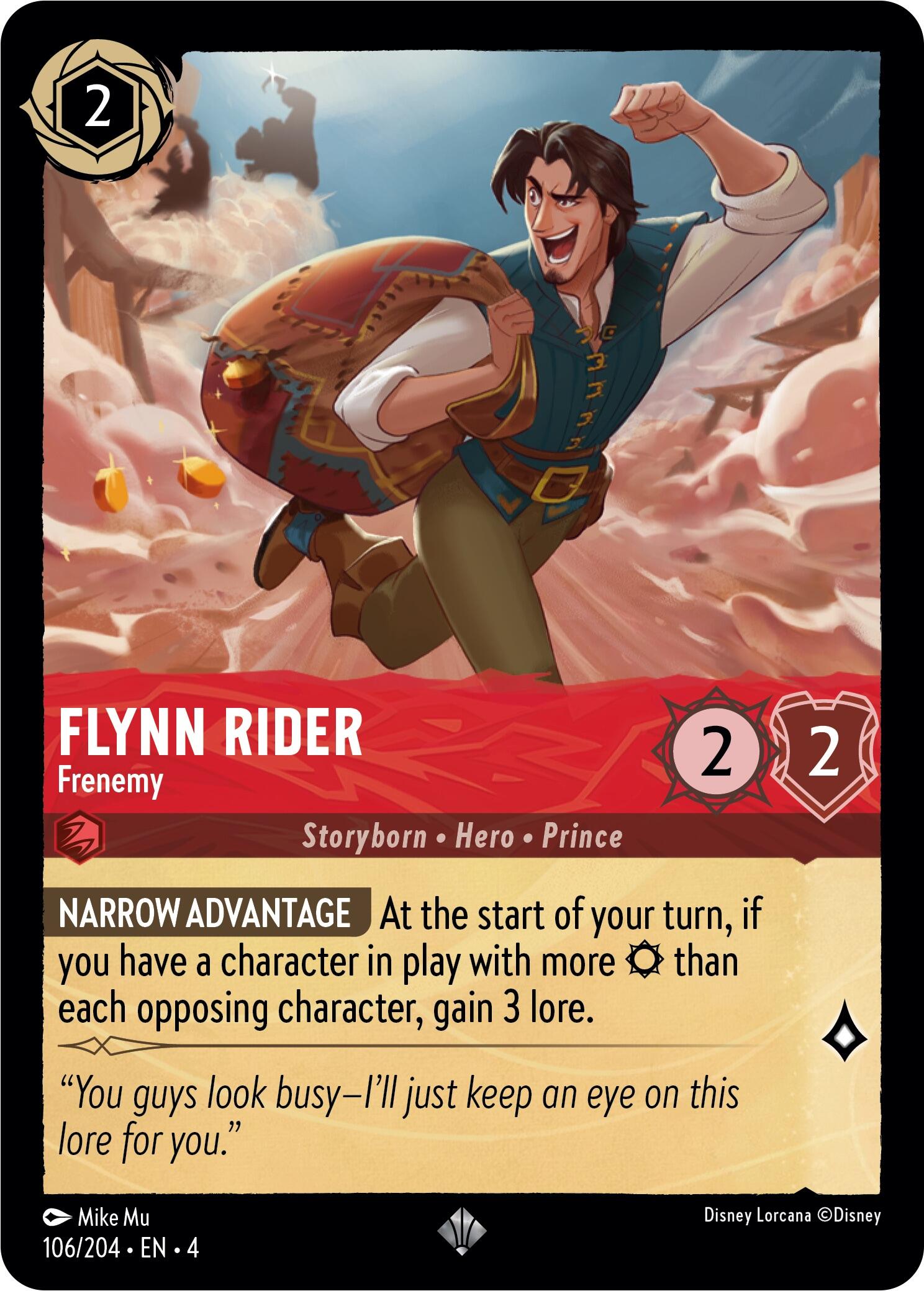 Flynn Rider - Frenemy (106/204) [Ursula's Return] | Eastridge Sports Cards & Games