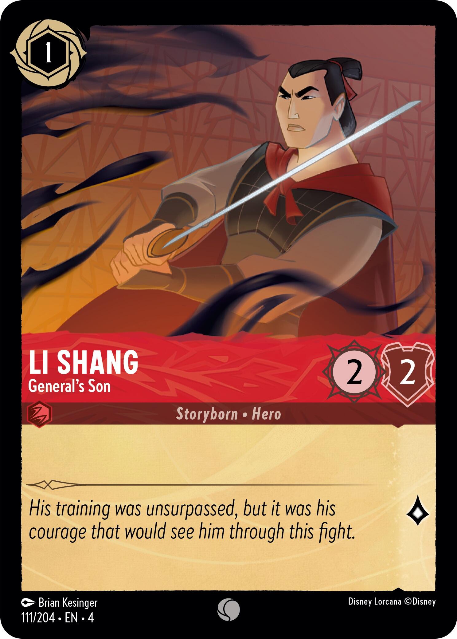 Li Shang - General's Son (111/204) [Ursula's Return] | Eastridge Sports Cards & Games