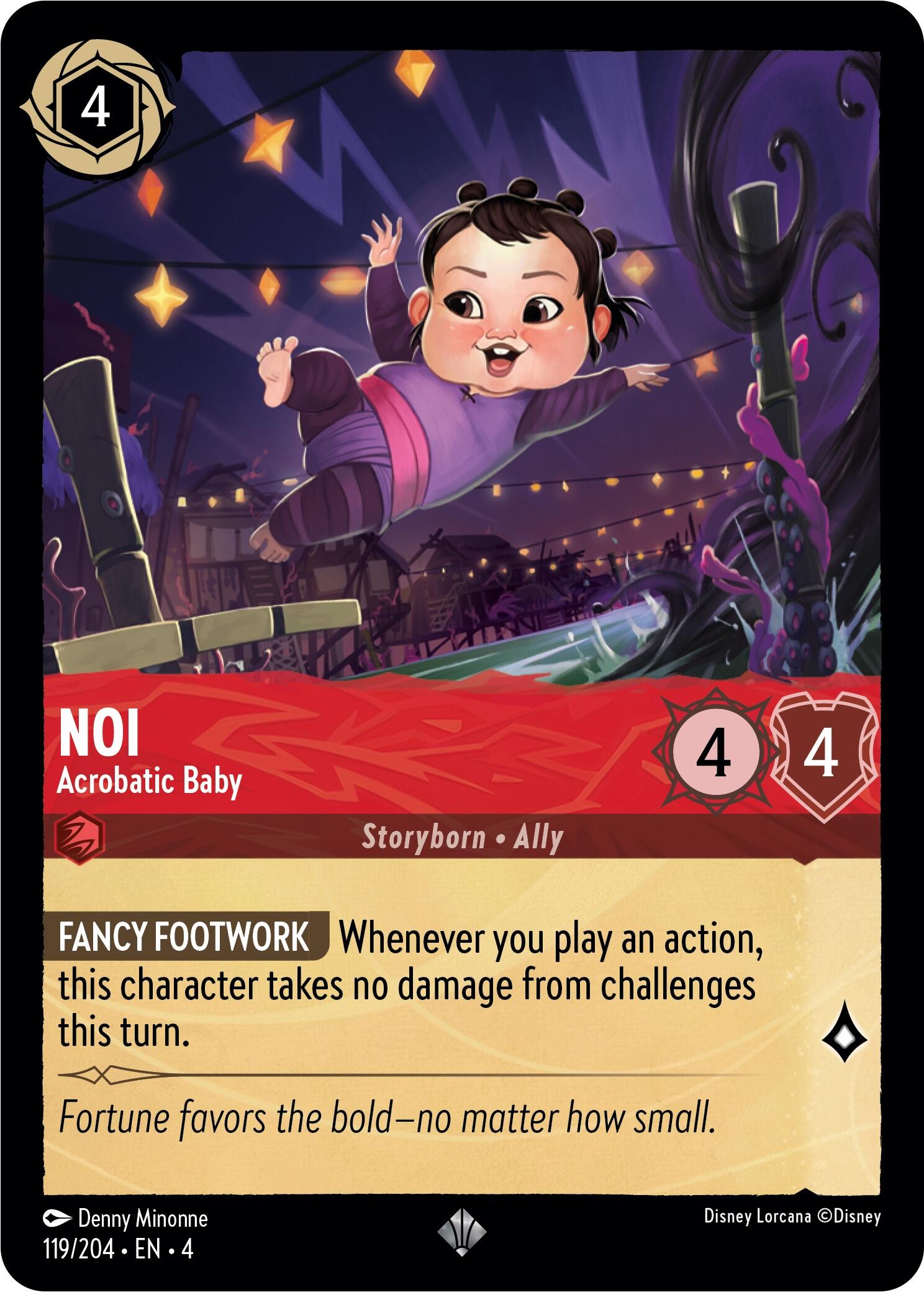 Noi - Acrobatic Baby (119/204) [Ursula's Return] | Eastridge Sports Cards & Games