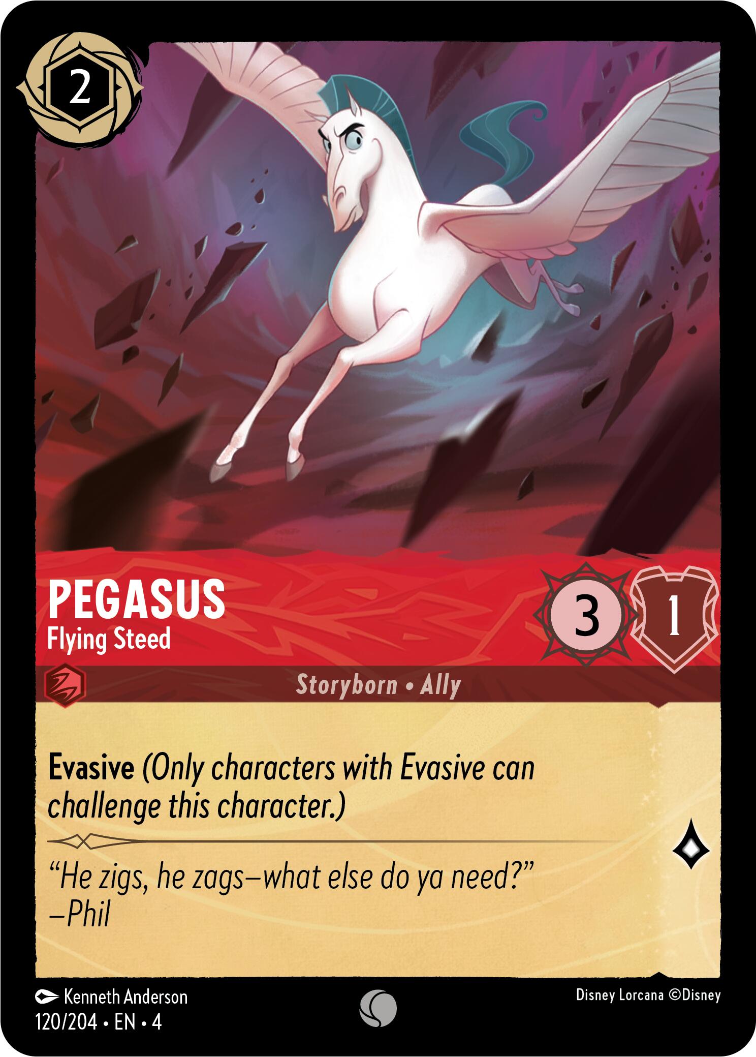 Pegasus - Flying Steed (120/204) [Ursula's Return] | Eastridge Sports Cards & Games