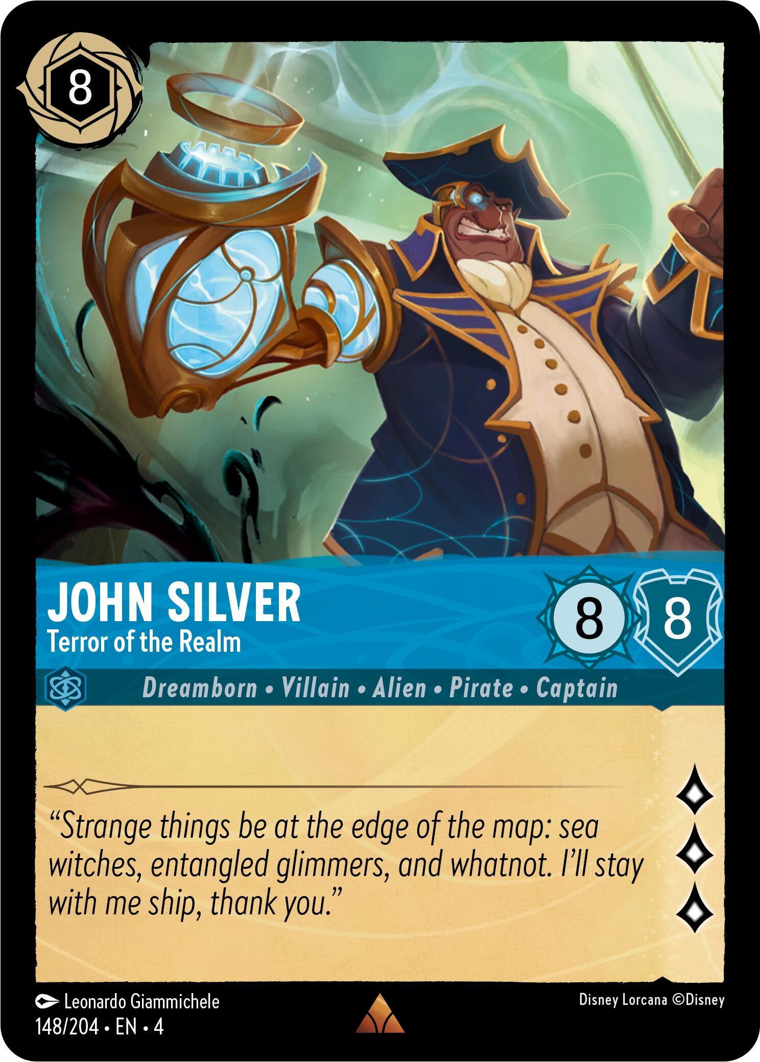 John Silver Terror of the Realm (148/204) [Ursula's Return] | Eastridge Sports Cards & Games