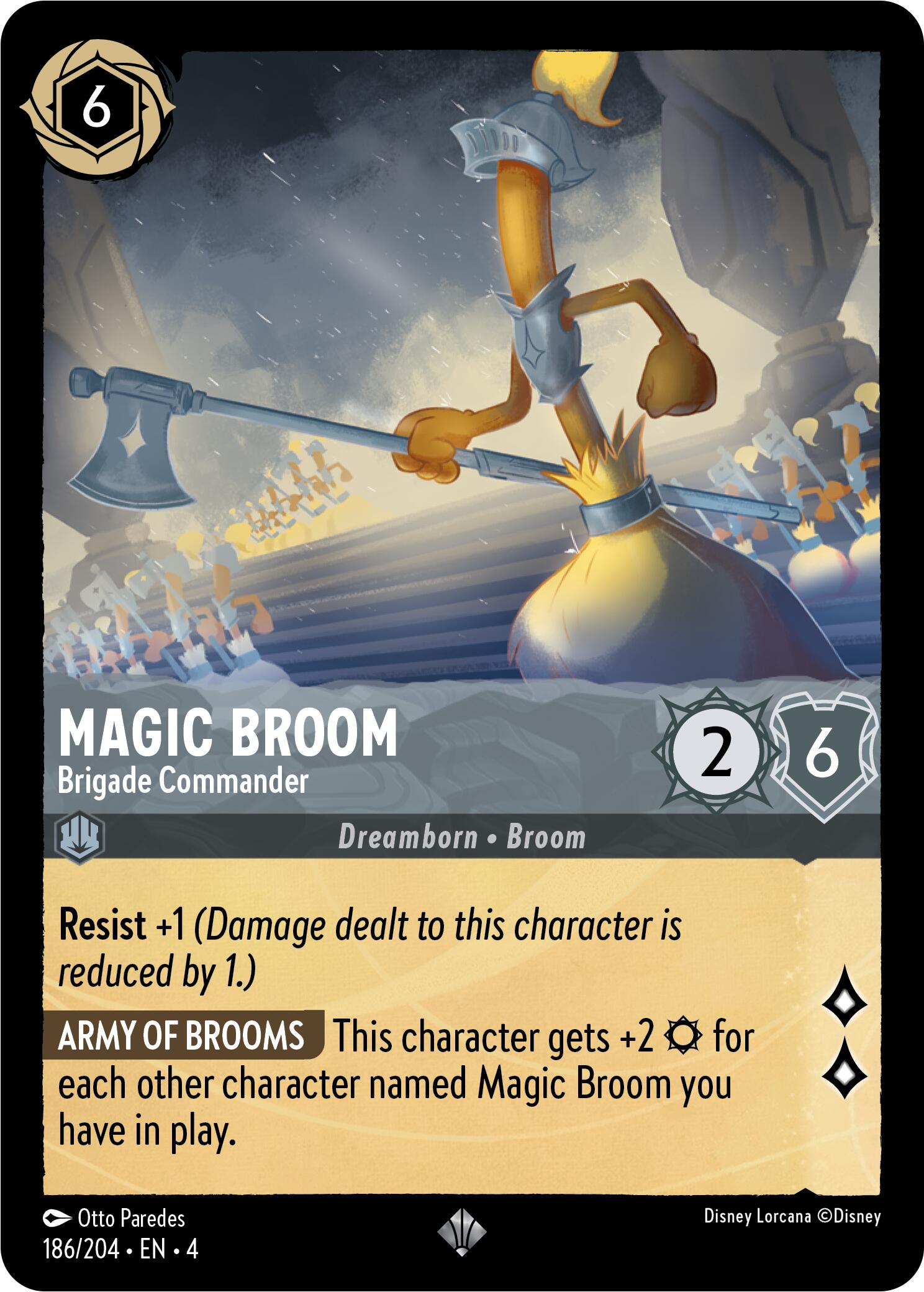 Magic Broom - Brigade Commander (186/204) [Ursula's Return] | Eastridge Sports Cards & Games