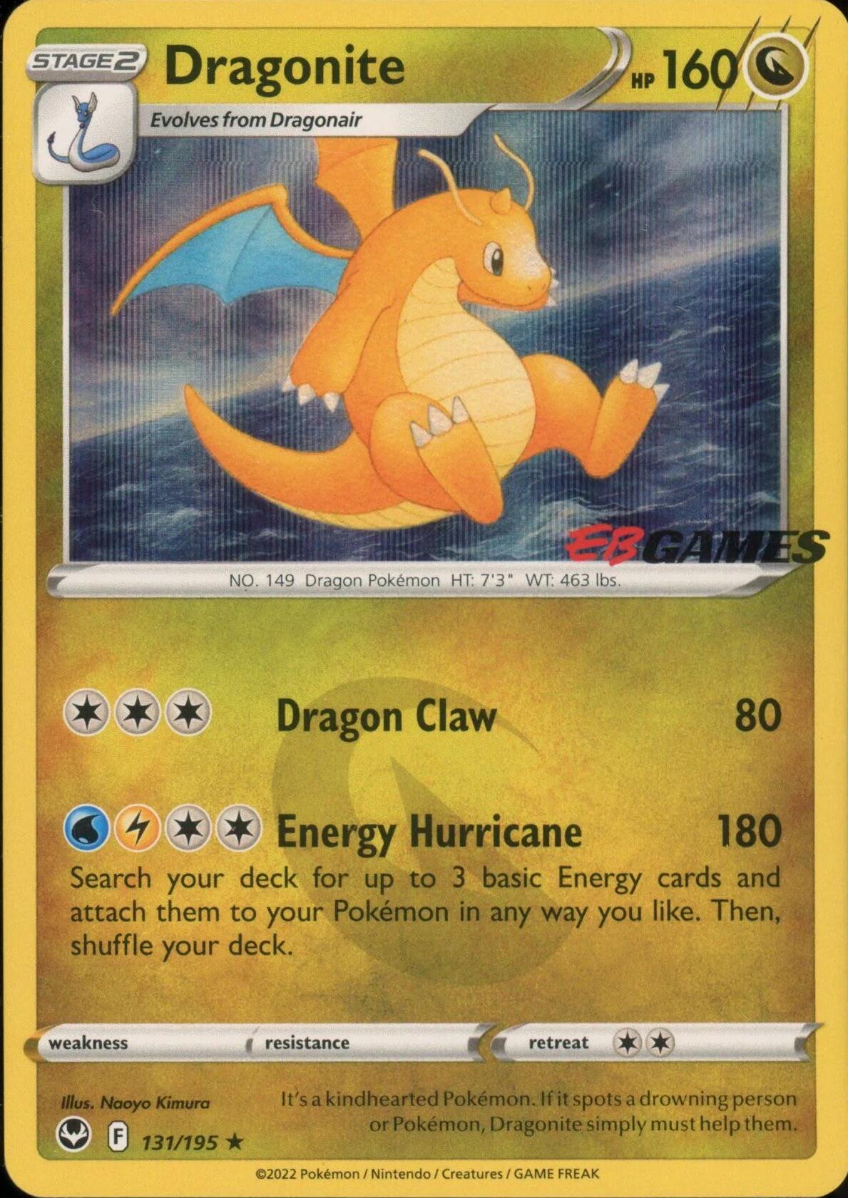 Dragonite (131/195) (EB Games Exclusive) [Miscellaneous Cards] | Eastridge Sports Cards & Games