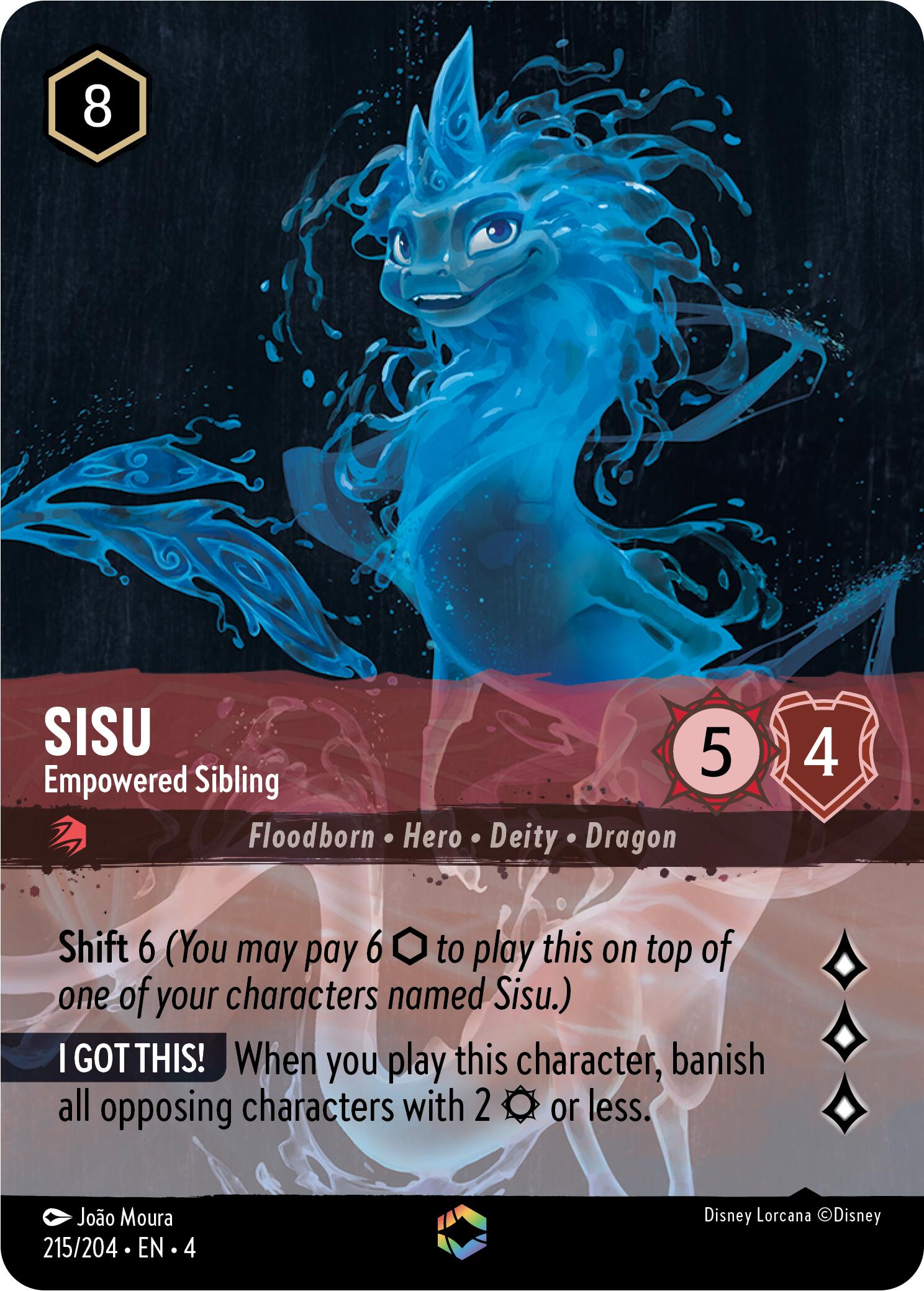 Sisu - Empowered Sibling (Enchanted) (215/204) [Ursula's Return] | Eastridge Sports Cards & Games