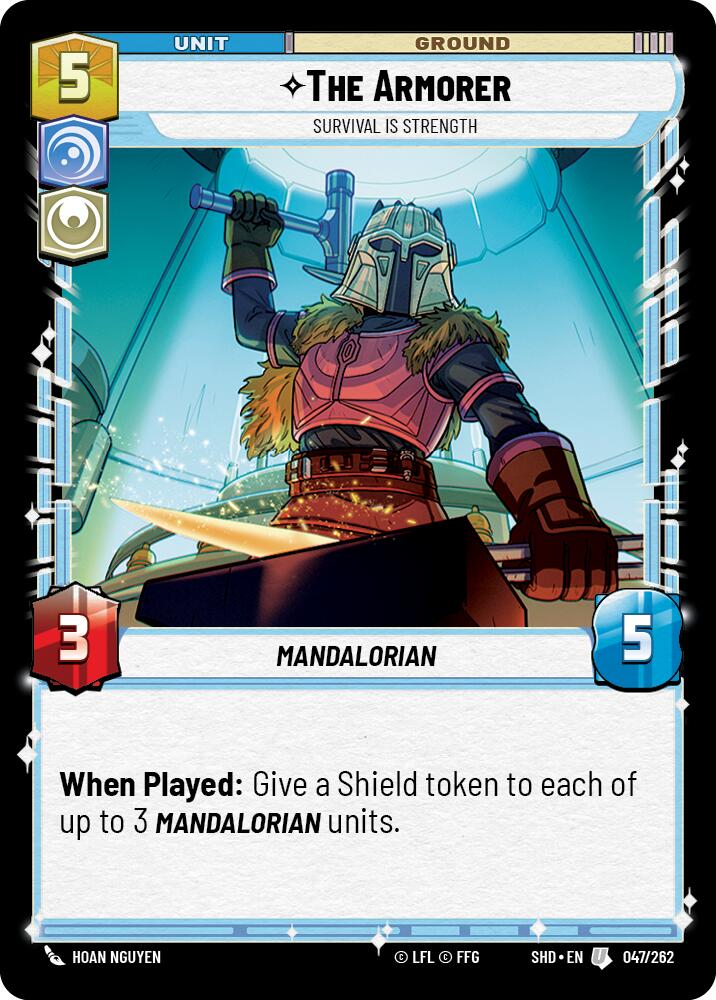 The Armorer - Survival Is Strength (047/262) (047/262) [Shadows of the Galaxy] | Eastridge Sports Cards & Games