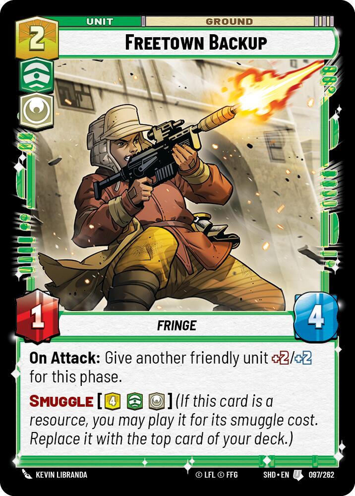 Freetown Backup (097/262) (097/262) [Shadows of the Galaxy] | Eastridge Sports Cards & Games