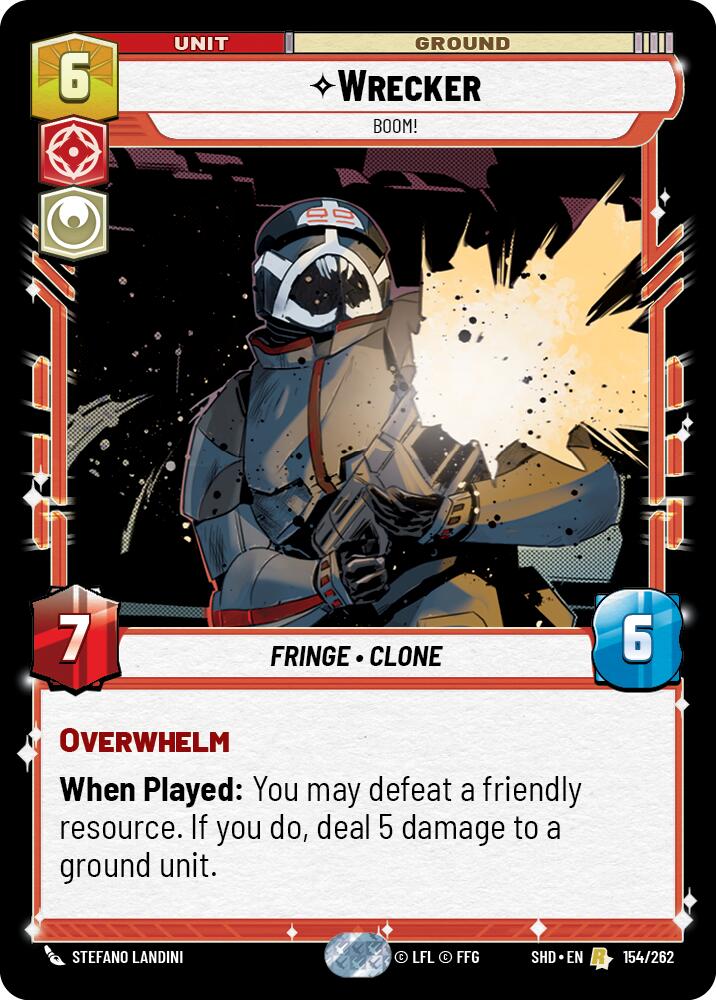 Wrecker - Boom! (154/262) (154/262) [Shadows of the Galaxy] | Eastridge Sports Cards & Games