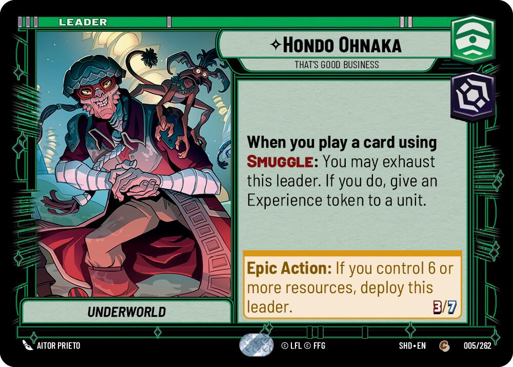 Hondo Ohnaka - That's Good Business (005/262) (005/262) [Shadows of the Galaxy] | Eastridge Sports Cards & Games