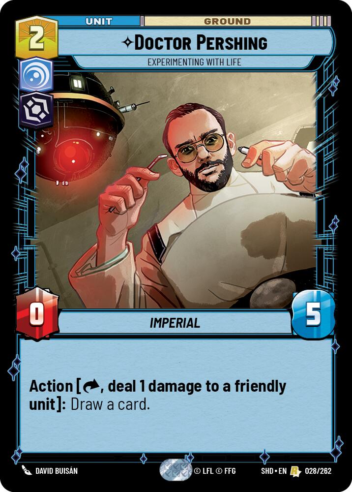 Doctor Pershing - Experimenting With Life (028/262) (028/262) [Shadows of the Galaxy] | Eastridge Sports Cards & Games