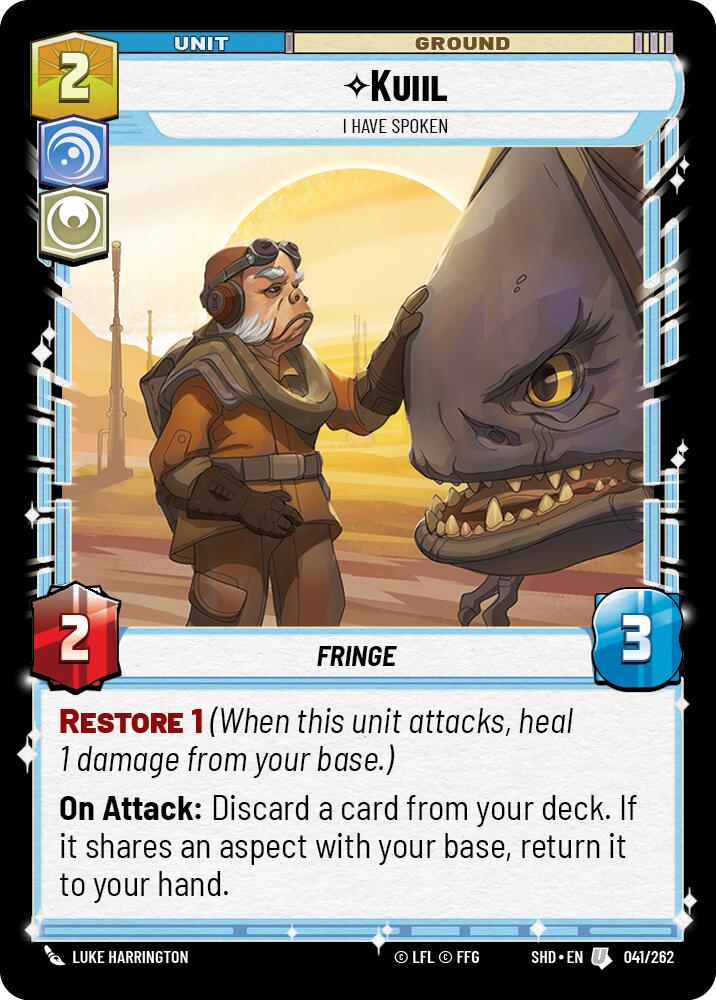 Kuiil - I Have Spoken (041/262) (041/262) [Shadows of the Galaxy] | Eastridge Sports Cards & Games