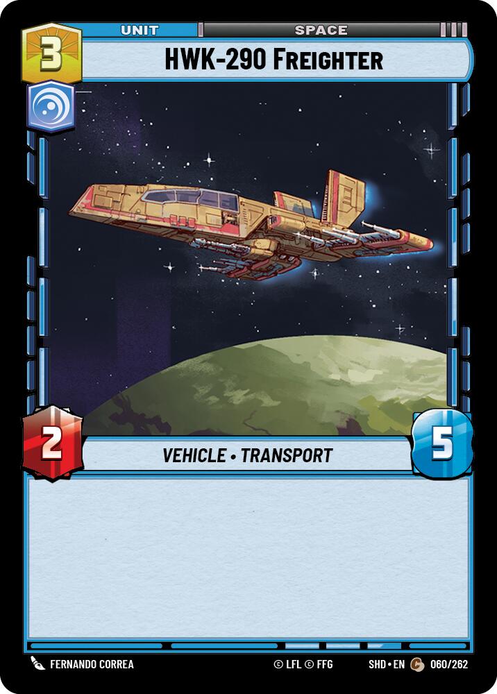 HWK-290 Freighter (060/262) (060/262) [Shadows of the Galaxy] | Eastridge Sports Cards & Games