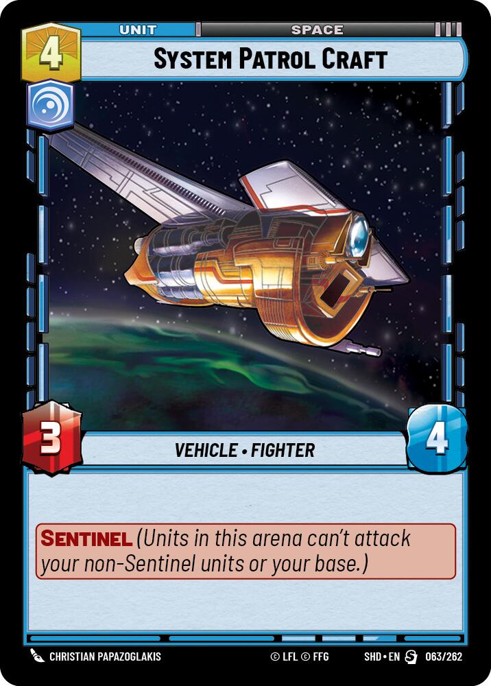 System Patrol Craft (063/262) (063/262) [Shadows of the Galaxy] | Eastridge Sports Cards & Games