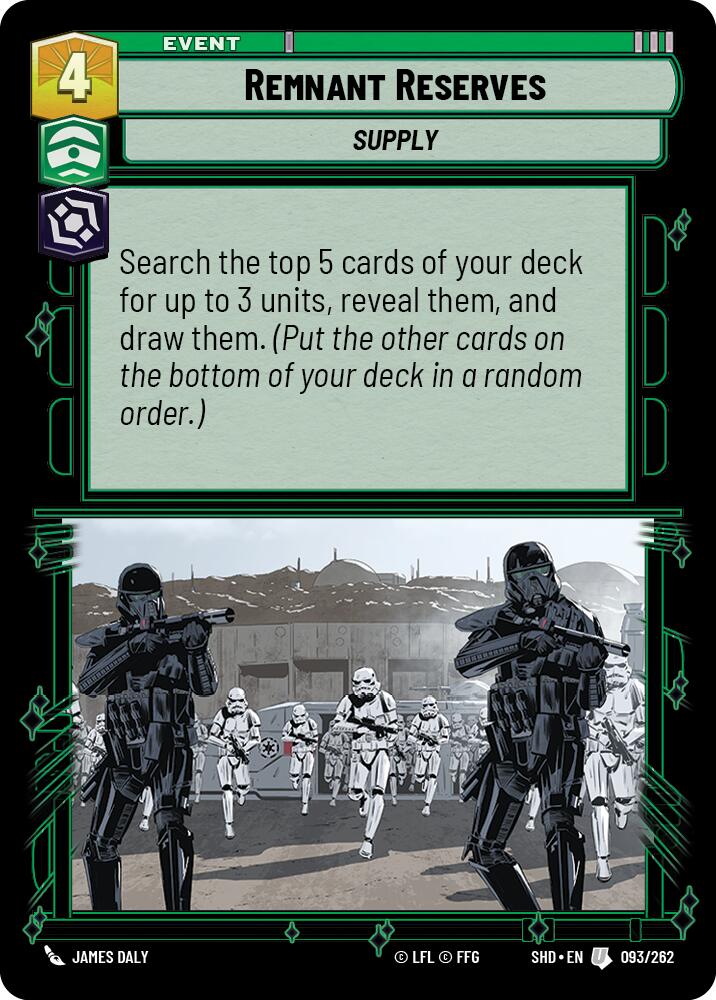 Remnant Reserves (093/262) (093/262) [Shadows of the Galaxy] | Eastridge Sports Cards & Games