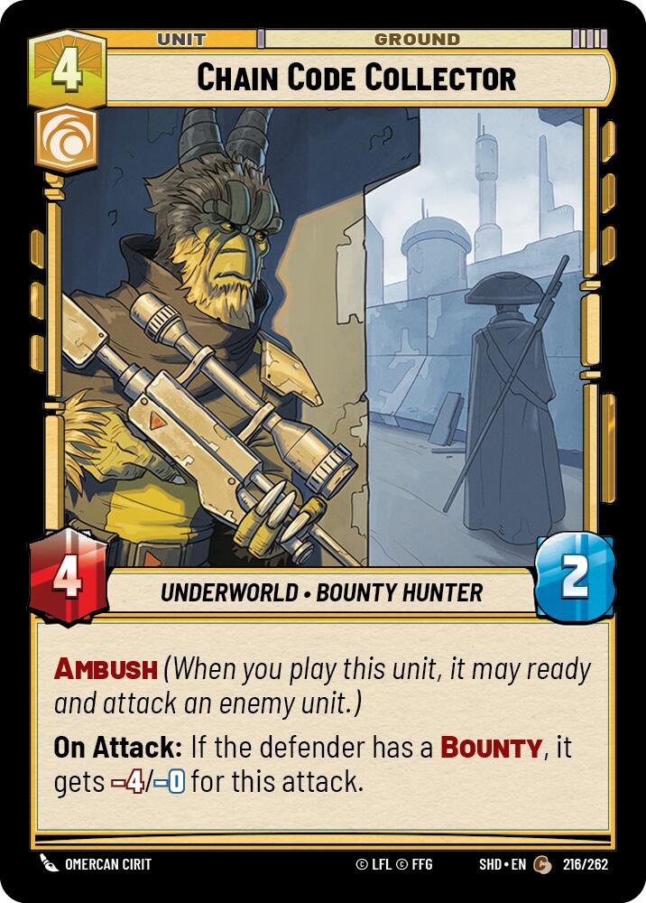 Chain Code Collector (216/262) (216/262) [Shadows of the Galaxy] | Eastridge Sports Cards & Games