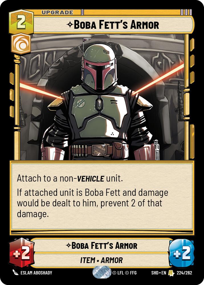 Boba Fett's Armor (224/262) (224/262) [Shadows of the Galaxy] | Eastridge Sports Cards & Games