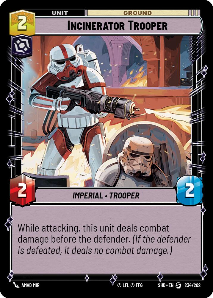 Incinerator Trooper (234/262) (234/262) [Shadows of the Galaxy] | Eastridge Sports Cards & Games