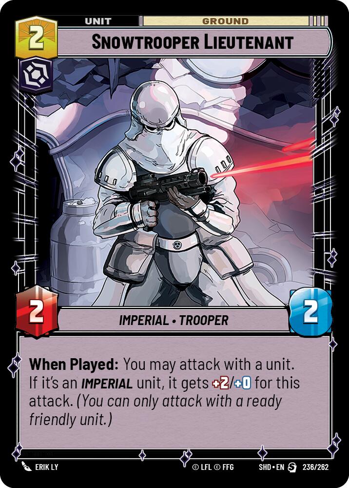 Snowtrooper Lieutenant (236/262) (236/262) [Shadows of the Galaxy] | Eastridge Sports Cards & Games