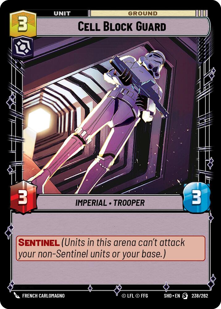 Cell Block Guard (238/262) (238/262) [Shadows of the Galaxy] | Eastridge Sports Cards & Games