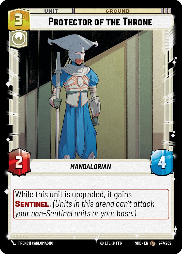Protector of the Throne (247/262) (247/262) [Shadows of the Galaxy] | Eastridge Sports Cards & Games