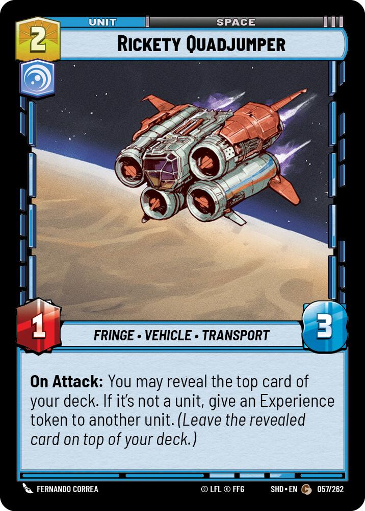 Rickety Quadjumper (057/262) (057/262) [Shadows of the Galaxy] | Eastridge Sports Cards & Games