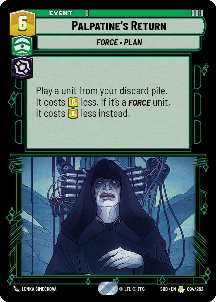 Palpatine's Return (094/262) (094/262) [Shadows of the Galaxy] | Eastridge Sports Cards & Games