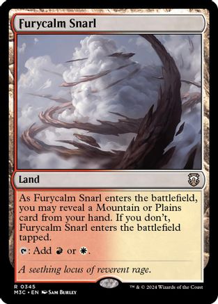 Furycalm Snarl (Ripple Foil) [Modern Horizons 3 Commander] | Eastridge Sports Cards & Games