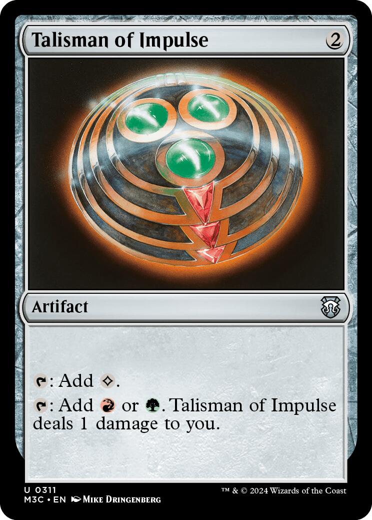 Talisman of Impulse [Modern Horizons 3 Commander] | Eastridge Sports Cards & Games