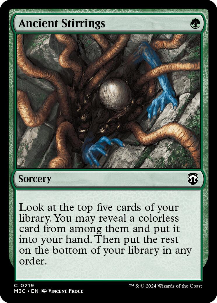 Ancient Stirrings [Modern Horizons 3 Commander] | Eastridge Sports Cards & Games