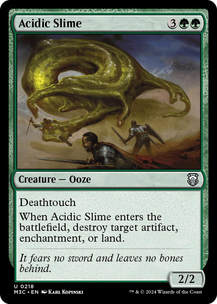 Acidic Slime [Modern Horizons 3 Commander] | Eastridge Sports Cards & Games