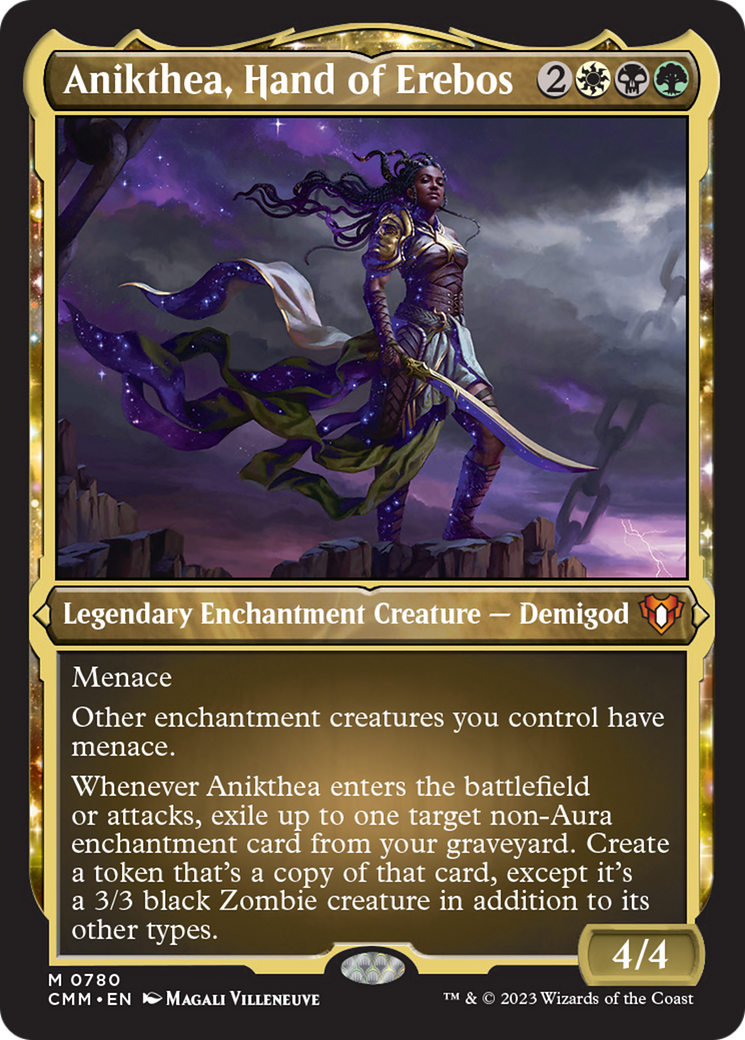 Anikthea, Hand of Erebos (Display Commander) (Foil Etched) [Commander Masters] | Eastridge Sports Cards & Games