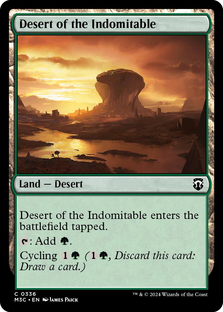 Desert of the Indomitable [Modern Horizons 3 Commander] | Eastridge Sports Cards & Games