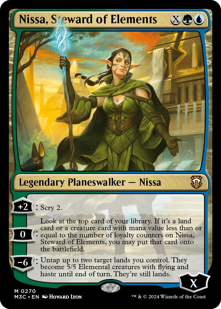 Nissa, Steward of Elements [Modern Horizons 3 Commander] | Eastridge Sports Cards & Games