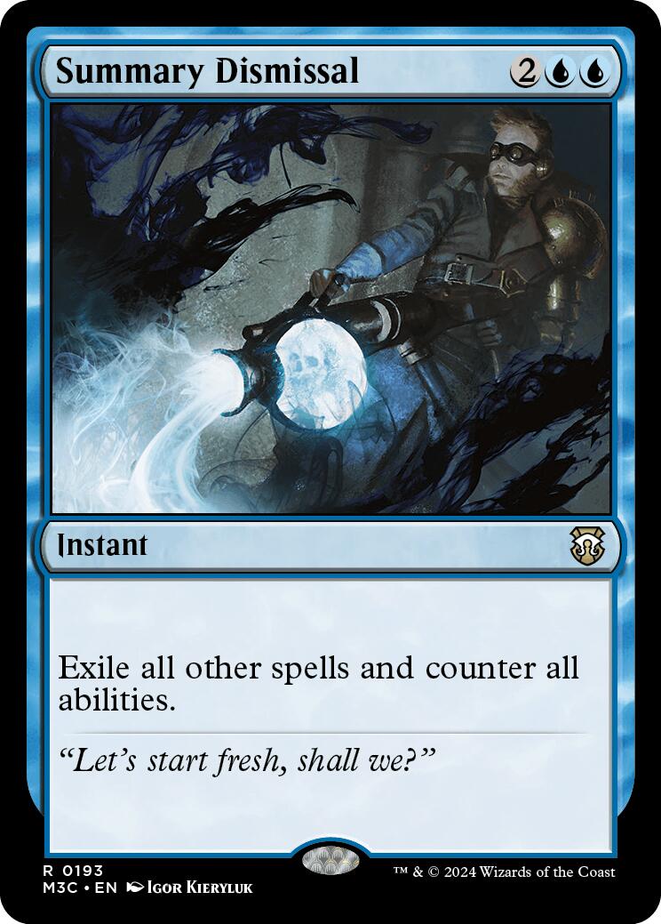 Summary Dismissal [Modern Horizons 3 Commander] | Eastridge Sports Cards & Games