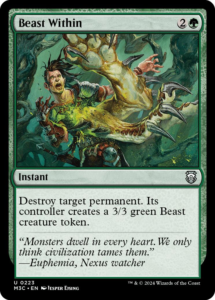 Beast Within [Modern Horizons 3 Commander] | Eastridge Sports Cards & Games