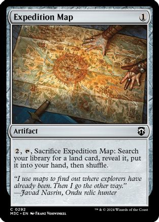 Expedition Map (Ripple Foil) [Modern Horizons 3 Commander] | Eastridge Sports Cards & Games
