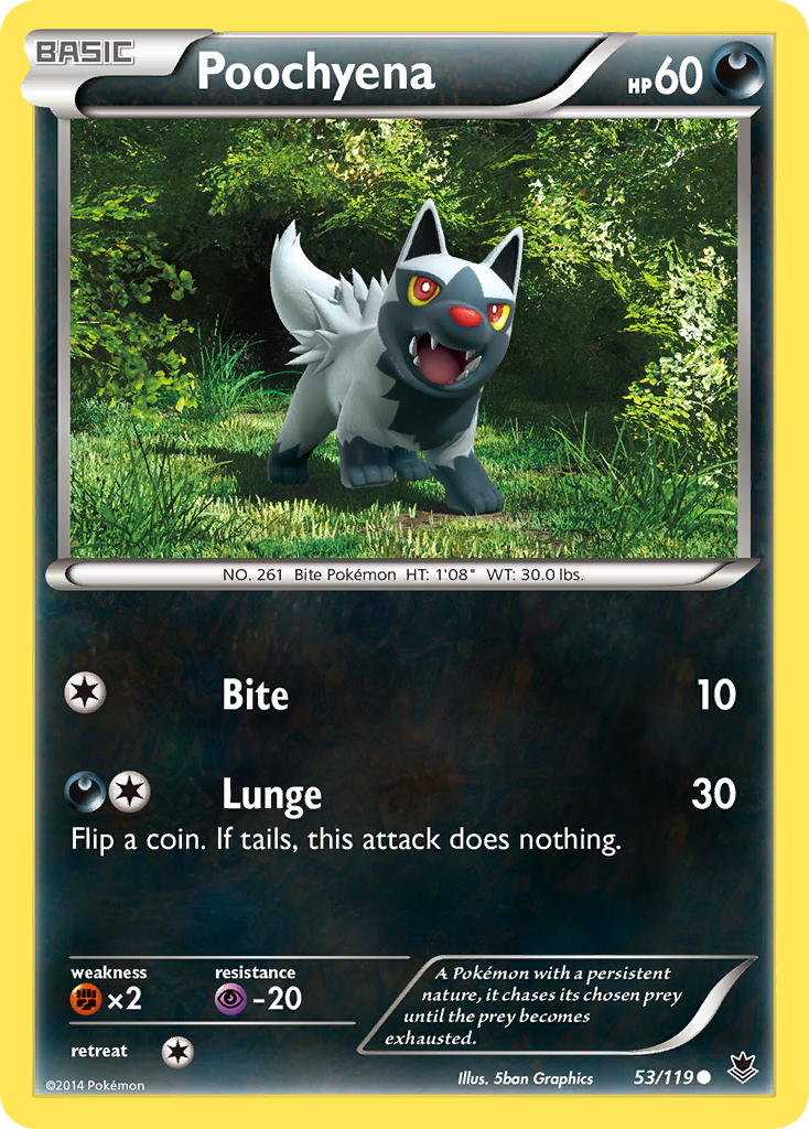 Poochyena (53/119) [XY: Phantom Forces] | Eastridge Sports Cards & Games