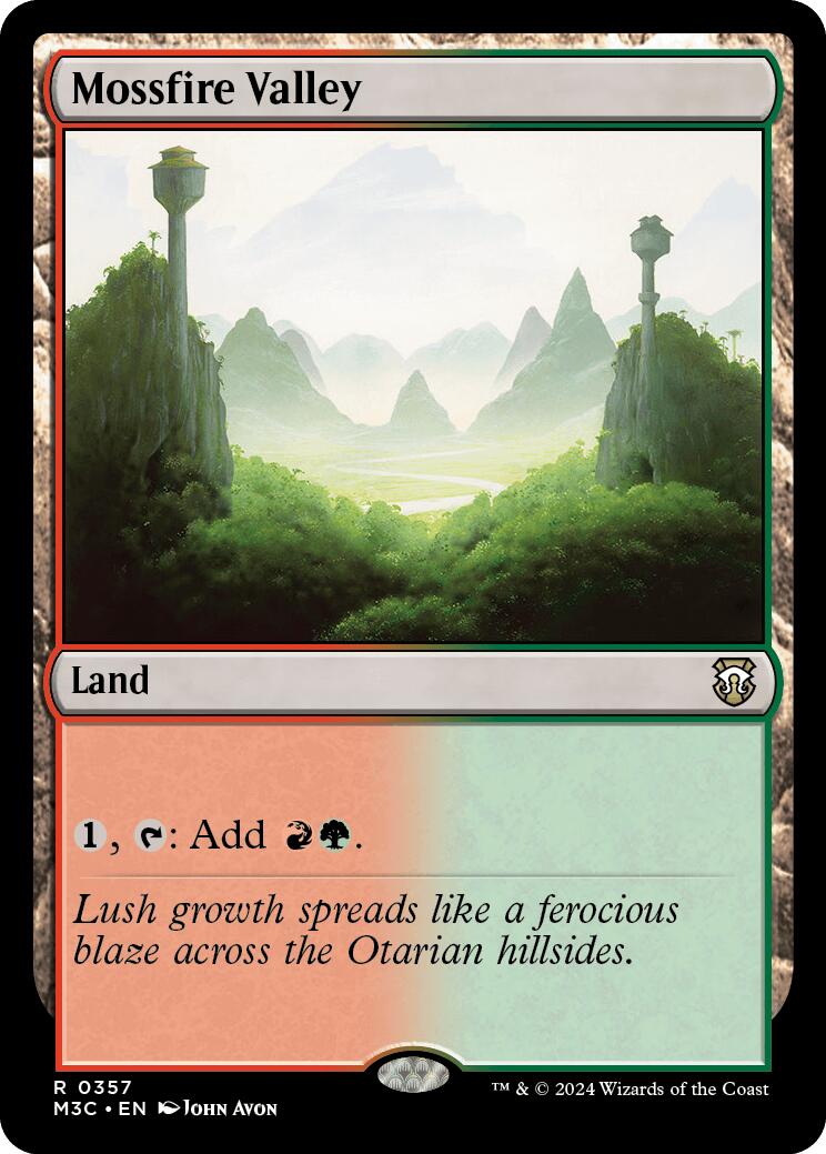 Mossfire Valley [Modern Horizons 3 Commander] | Eastridge Sports Cards & Games