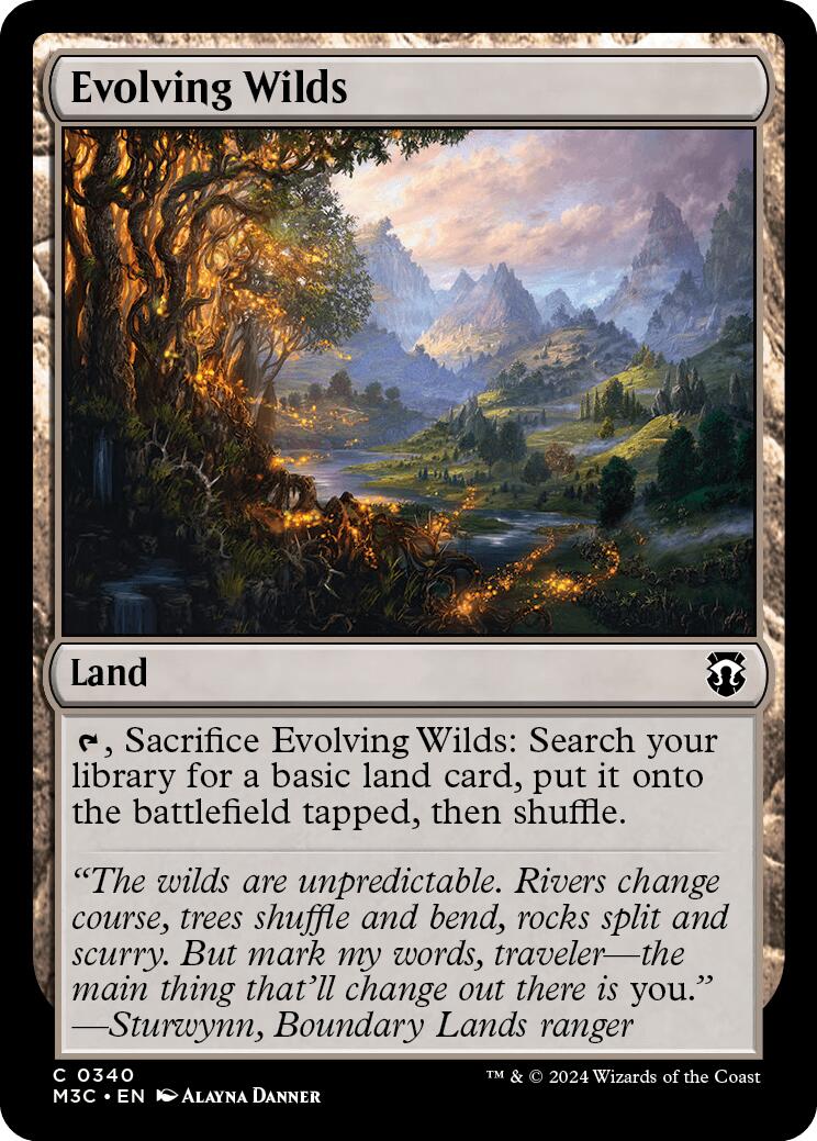 Evolving Wilds [Modern Horizons 3 Commander] | Eastridge Sports Cards & Games