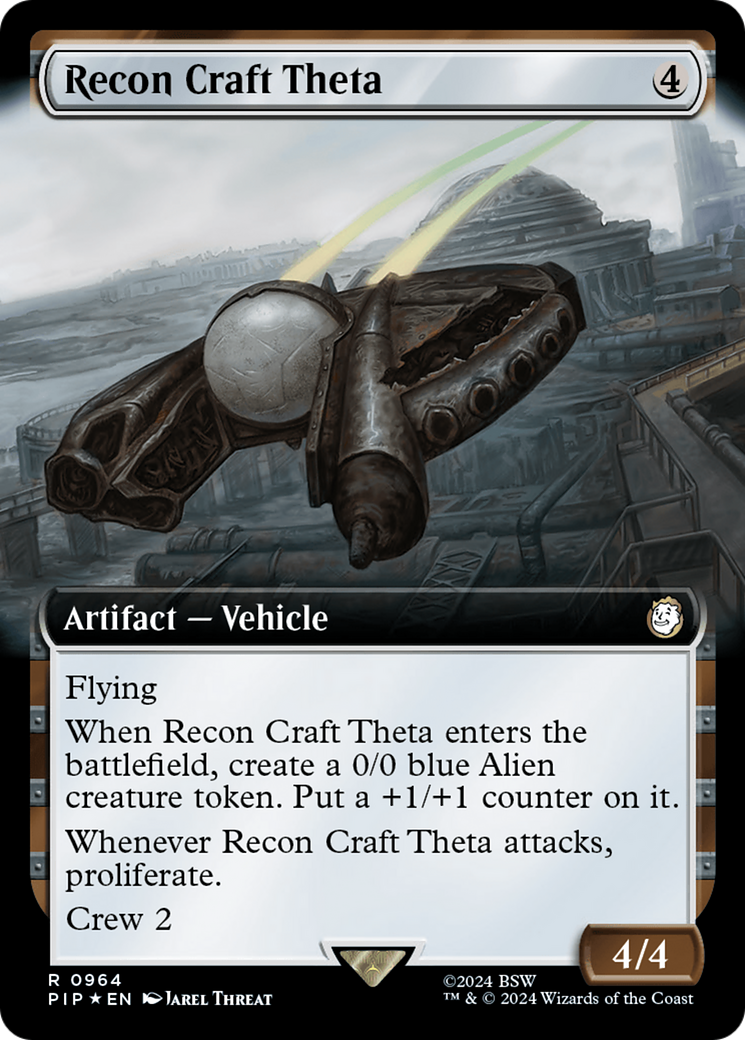 Recon Craft Theta (Extended Art) (Surge Foil) [Fallout] | Eastridge Sports Cards & Games