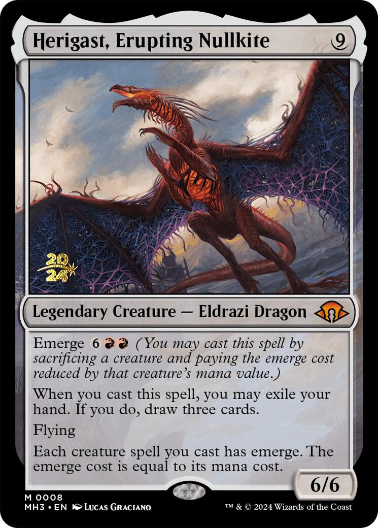 Herigast, Erupting Nullkite [Modern Horizons 3 Prerelease Promos] | Eastridge Sports Cards & Games