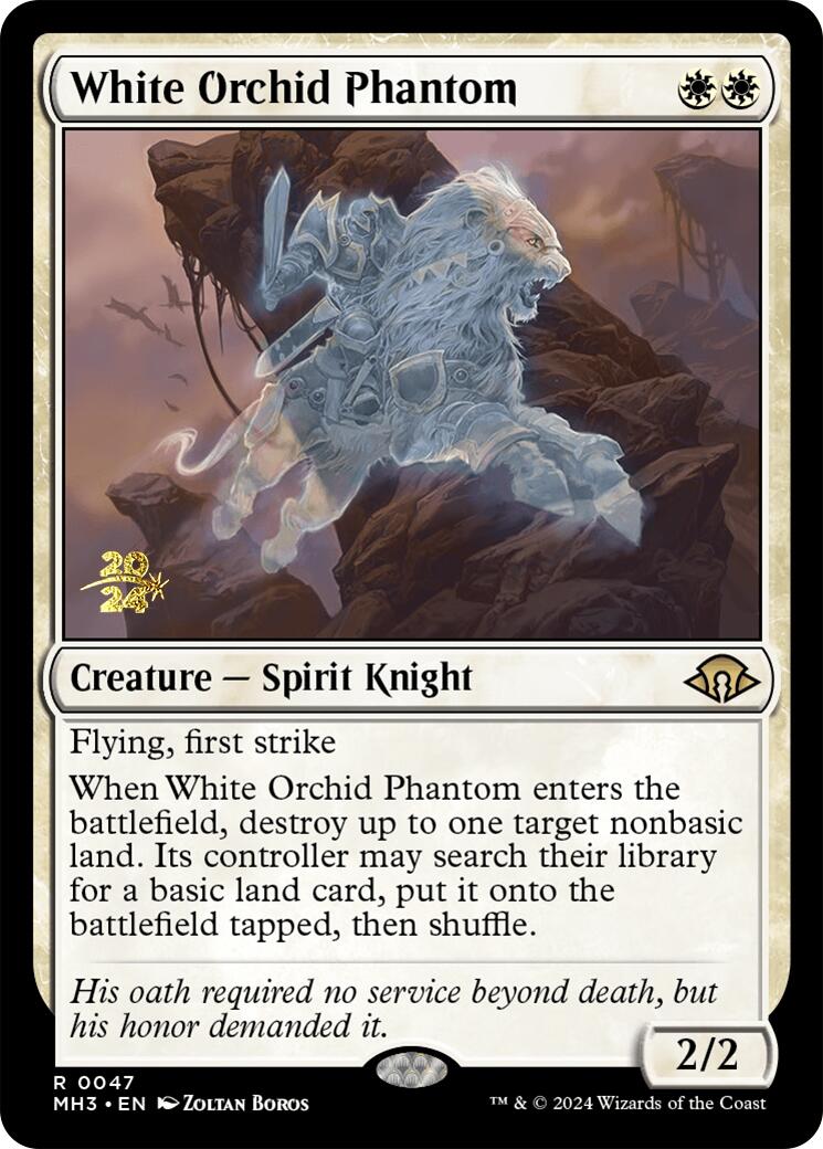 White Orchid Phantom [Modern Horizons 3 Prerelease Promos] | Eastridge Sports Cards & Games