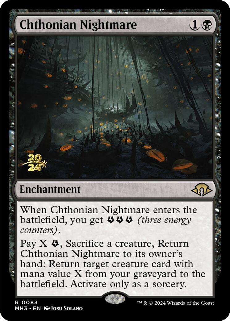 Chthonian Nightmare [Modern Horizons 3 Prerelease Promos] | Eastridge Sports Cards & Games